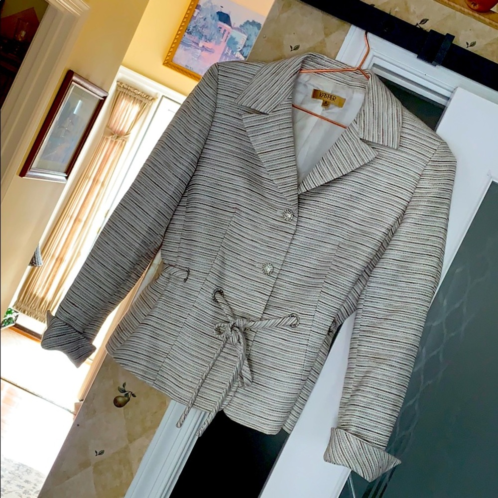 Kasper button down blazer EUC